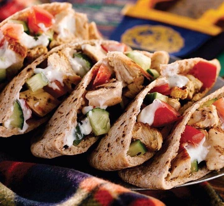 Chicken and Hummus Pita