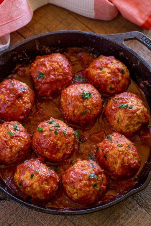 Chicken and Marinara Meatballs