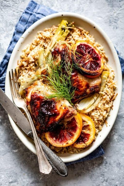 Chicken with Fennel and Orange