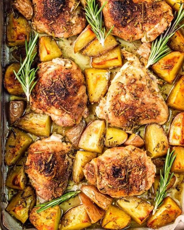 Chicken with Rosemary and Potatoes