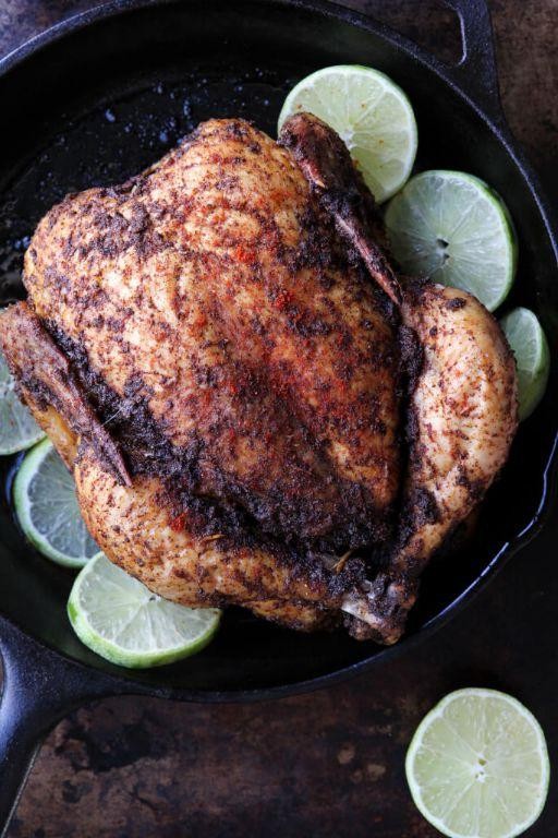 Chili Lime Whole Baked Chicken