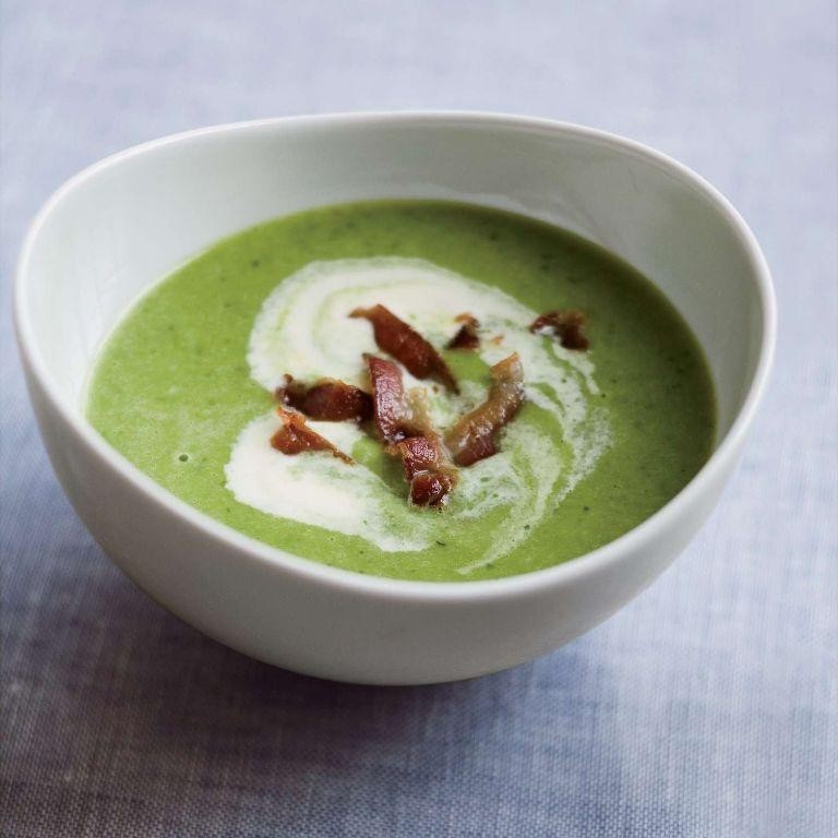 Chilled Green Pea Soup