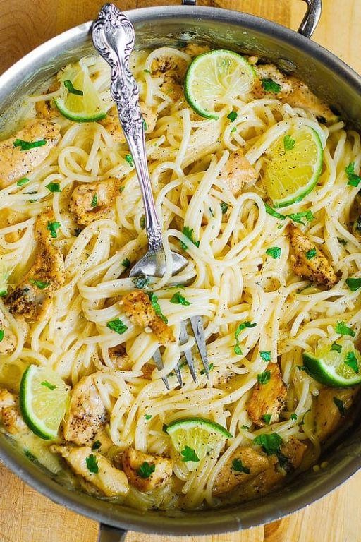 Chislick Pasta in Creamy Alfredo Sauce