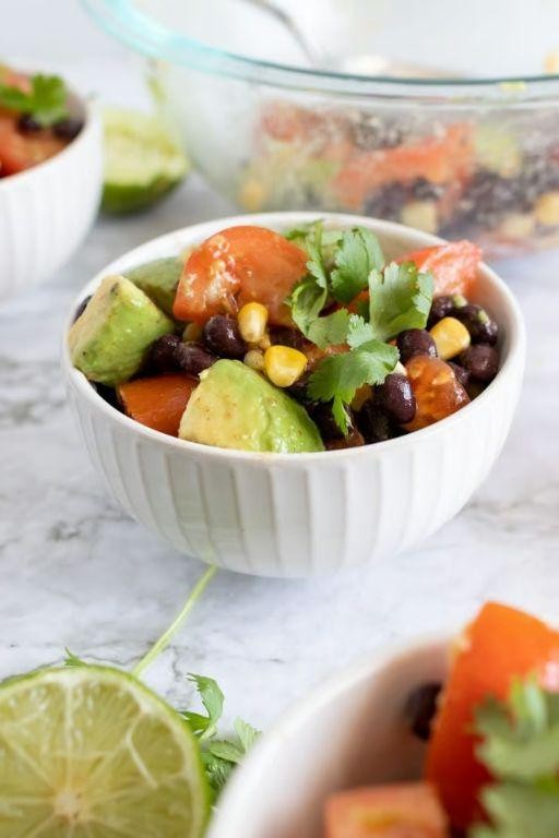 Chislick Salad with Avocado and Lime Dressing