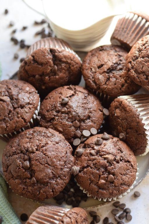 Chocolate Buttermilk Muffins