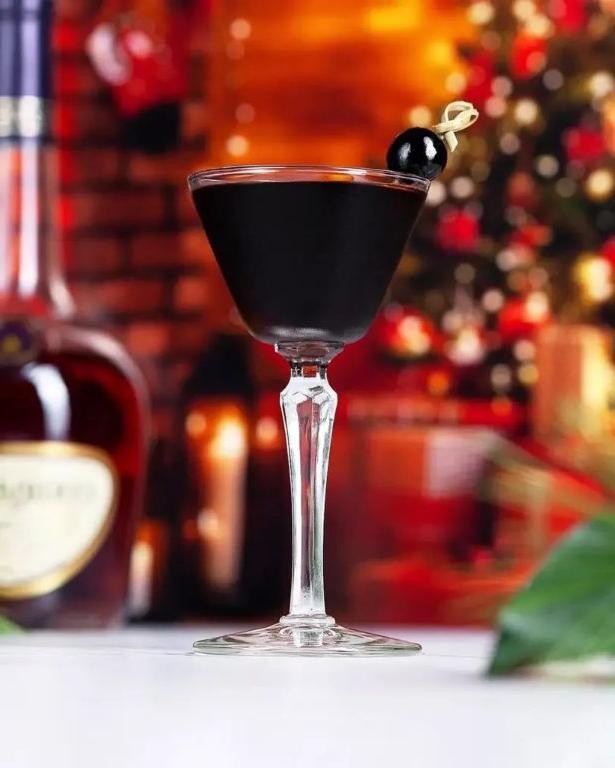 Chocolate Cherry Christmas Mocktail