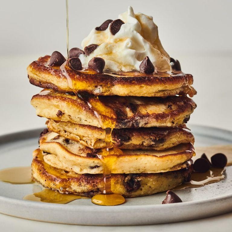 Chocolate Chip Buttermilk Pancakes