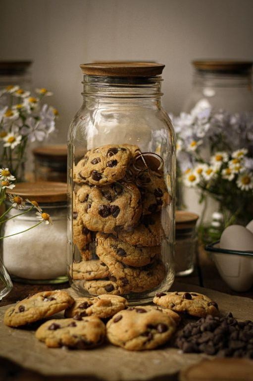 Chocolate Chip Cookies in a Jar