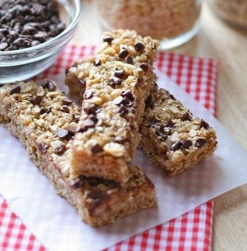 Chocolate Chip Granola Bars