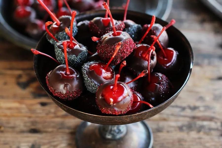 Chocolate Covered Cherry Rum Shot
