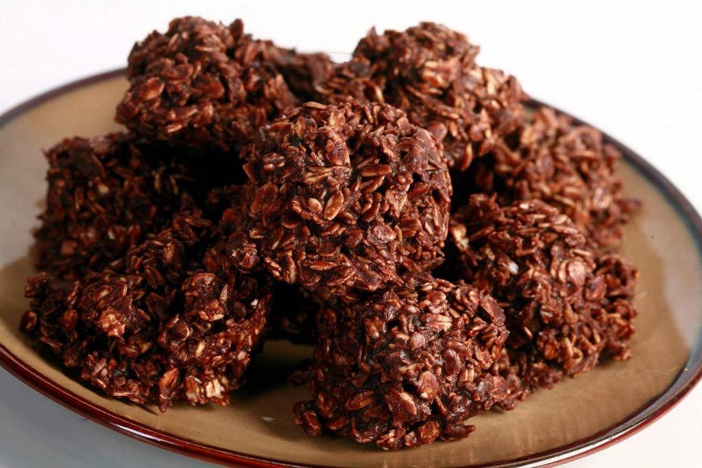 Chocolate Haystack Cookies