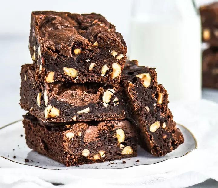 Chocolate Hazelnut Brownies