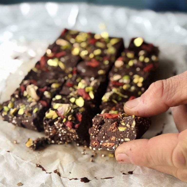 Chocolate Kasha Energy Bars