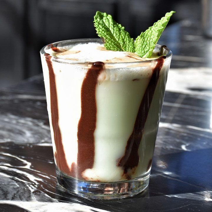 Chocolate Mint Green Tea Shot