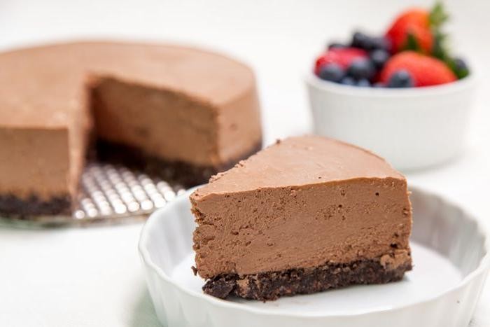 Chocolate Yogurt Cheesecake