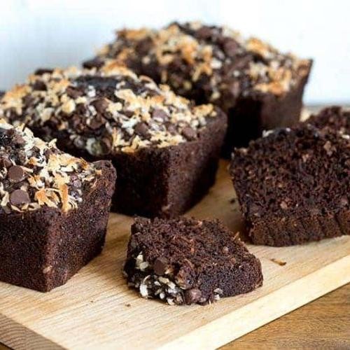 Chocolate Zucchini Bread with Coconut