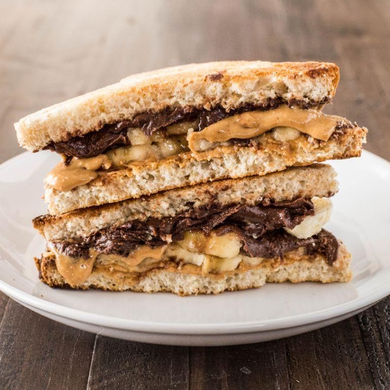 Chocolate and Banana Panini