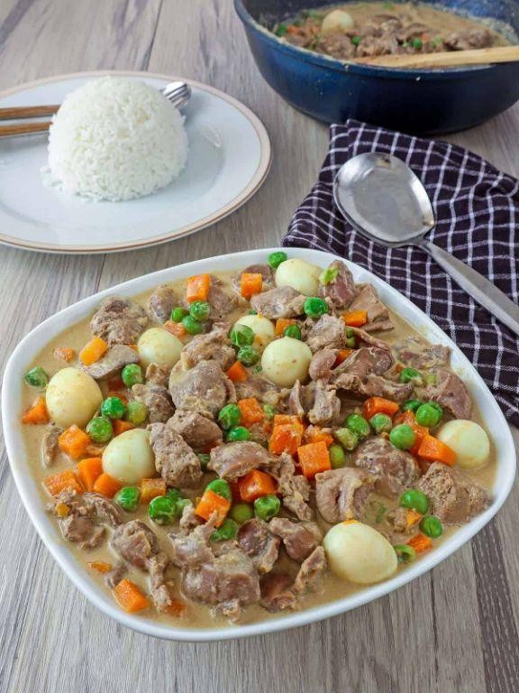 Chopped Liver with Carrots and Peas