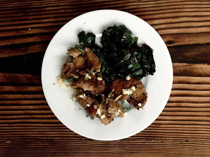 Chopped Liver with Roasted Garlic and Thyme