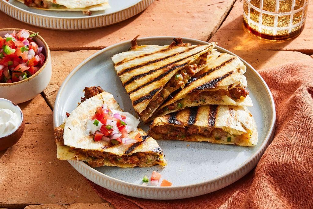 Chorizo and Cheese Quesadillas