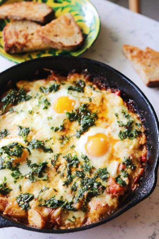 Chorizo and Manchego Egg Souffle
