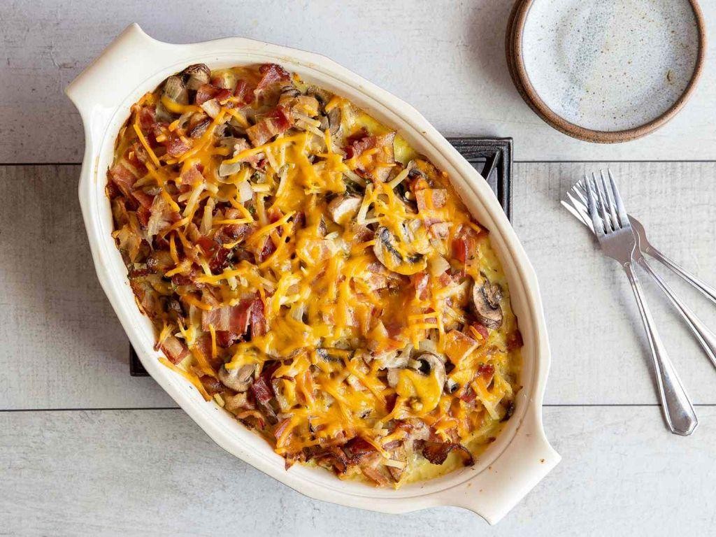 Christmas Brunch Casserole with Bacon