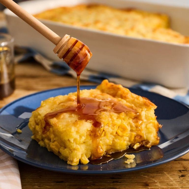 Christmas Cornbread Casserole