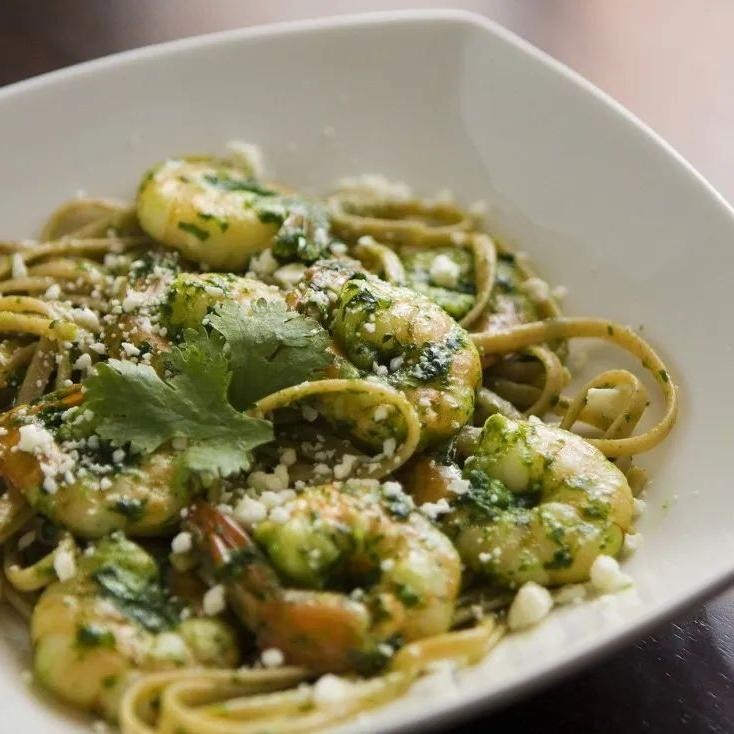Cilantro Lime Pesto Pasta
