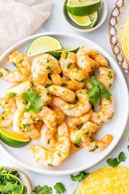 Cilantro Lime Shrimp Cocktail