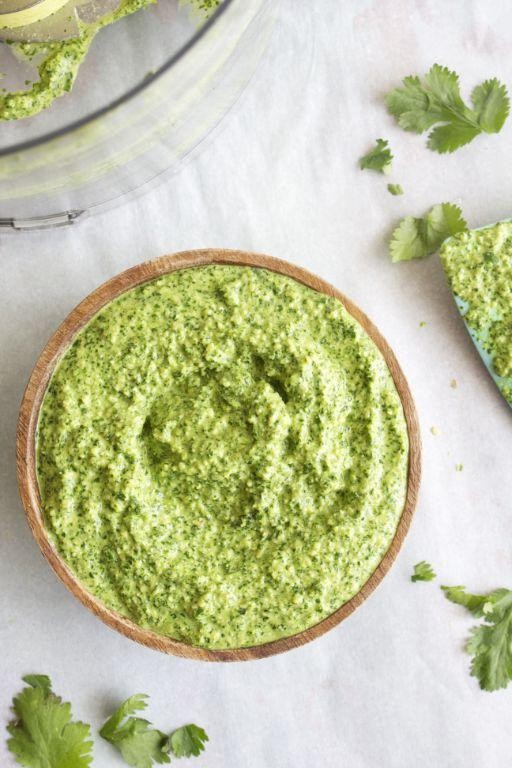 Cilantro and Cashew Pesto