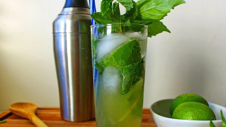 Cinnamon Basil Mojito