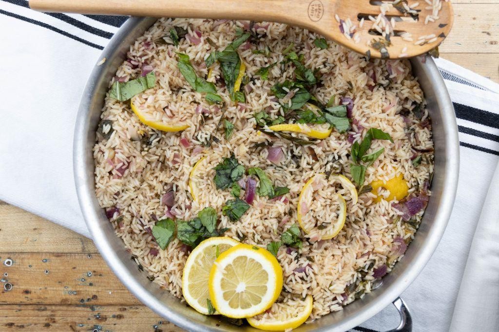 Cinnamon Basil Rice Pilaf