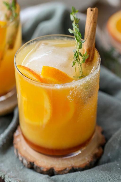 Cinnamon Orange Fizz Mocktail
