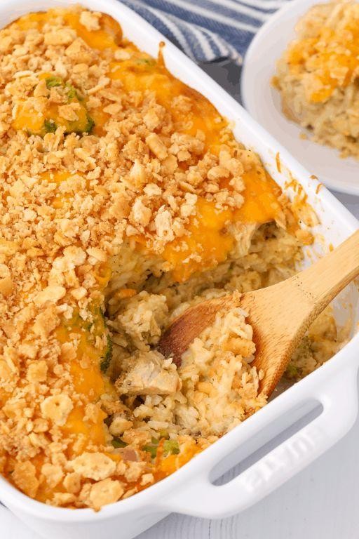 City Chicken and Rice Casserole