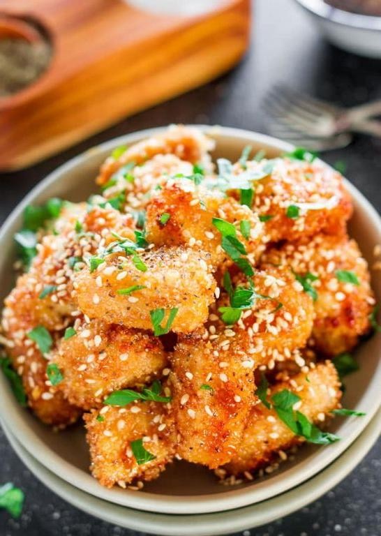 City Chicken with Honey Garlic Sauce