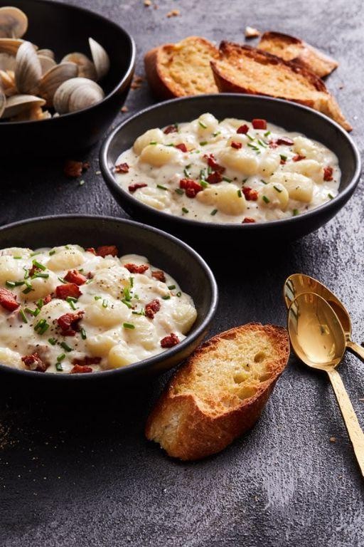 Clam Chowder with Gnocchi