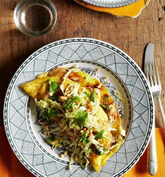 Clam and Cheese Omelette