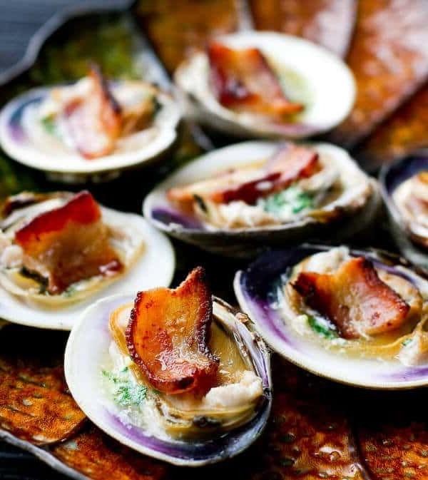 Clams Casino with Bacon and Breadcrumbs