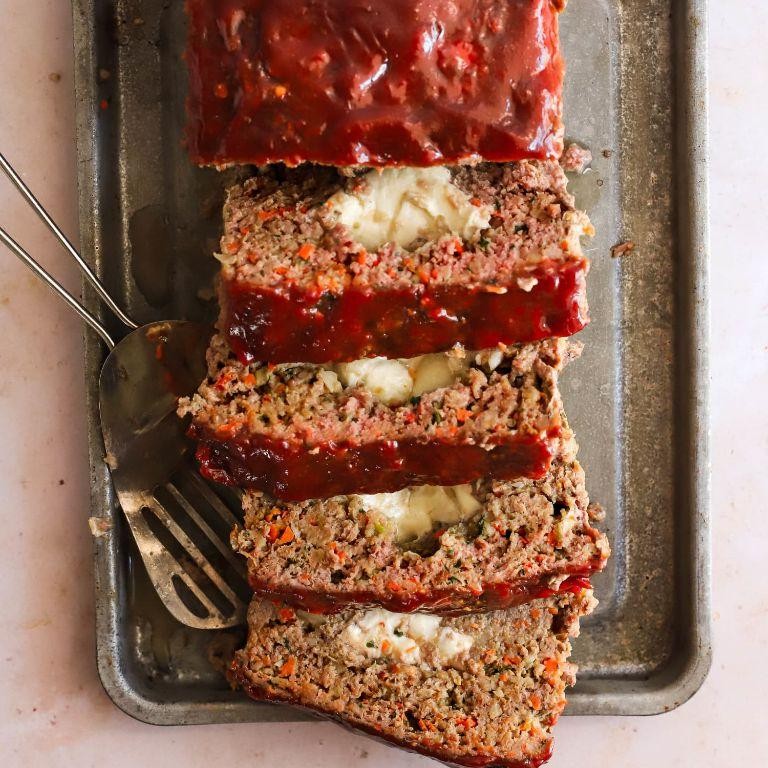 Classic Cheese Stuffed Meatloaf