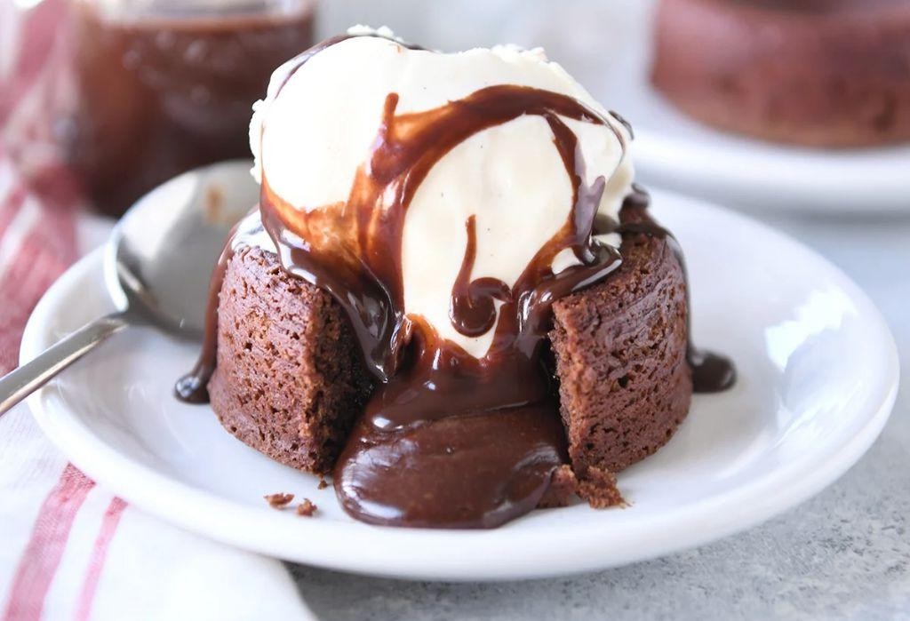 Classic Chocolate Lava Cake with a Gooey Center