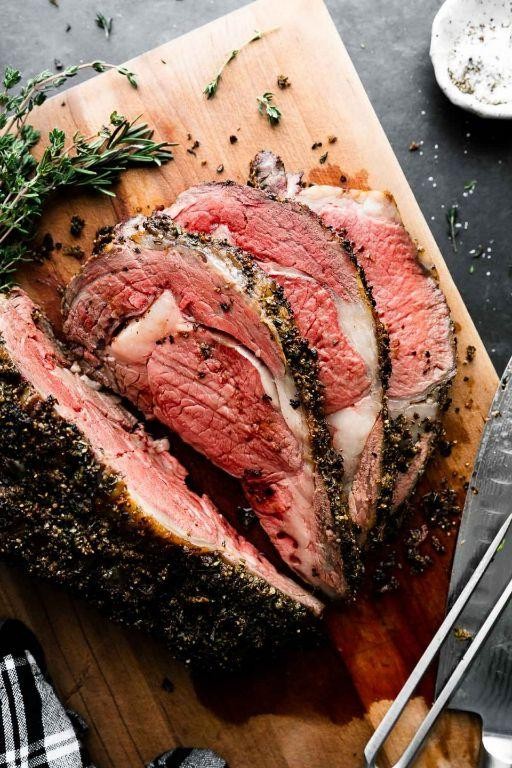 Classic Herb-Crusted Standing Rib Roast