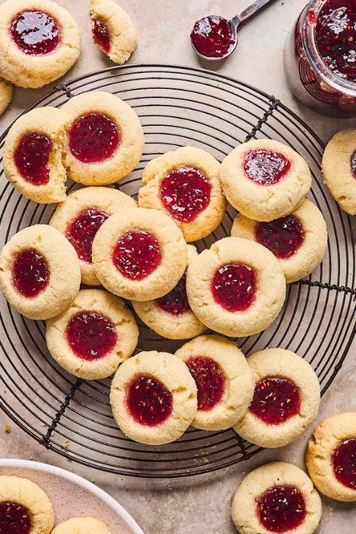 Classic Jam Thumbprint Cookies