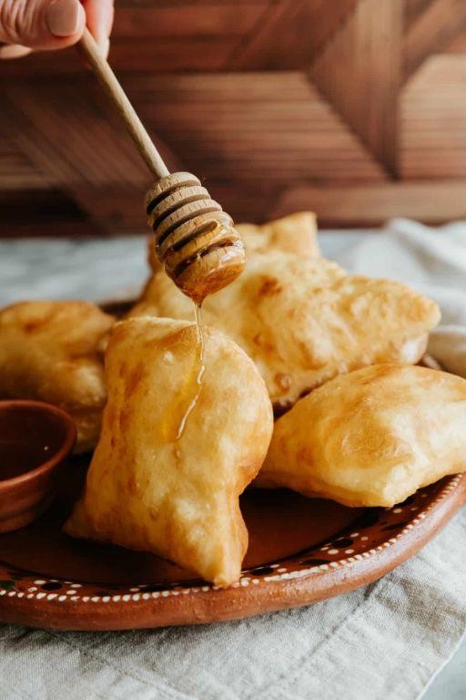 Classic Mexican Sopapillas with Honey