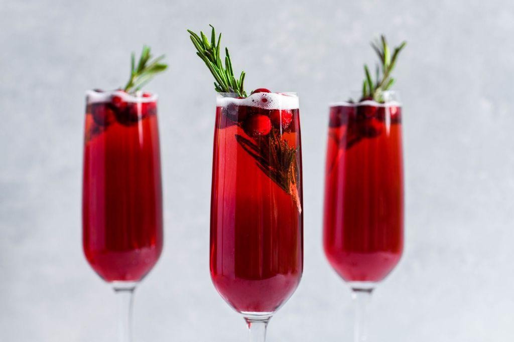 Classic Poinsettia Cocktail