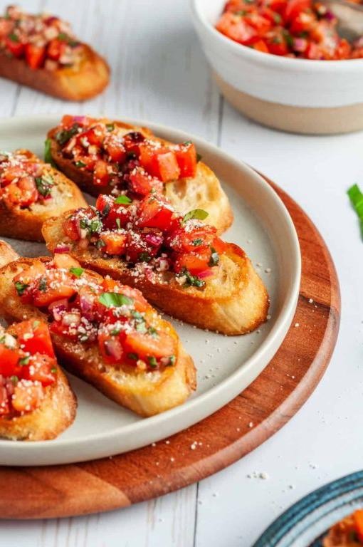 Classic Roma Tomato Bruschetta