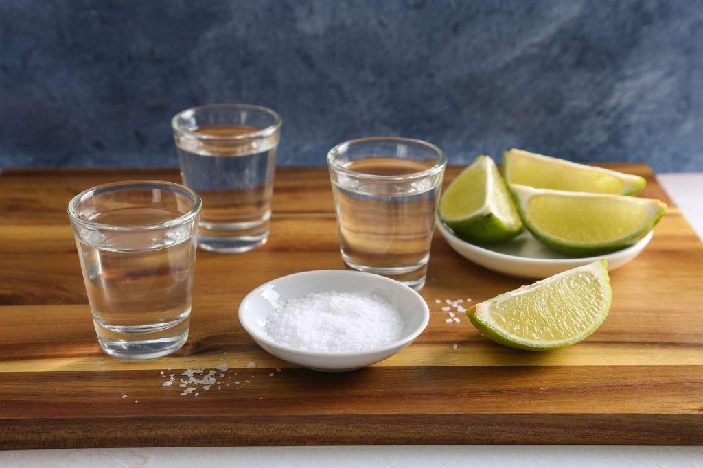 Classic Salt and Lime Tequila Shot