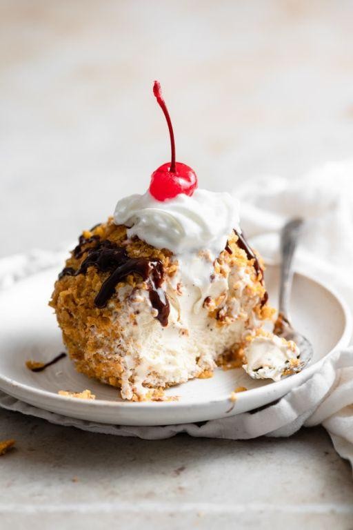 Classic Vanilla Fried Ice Cream