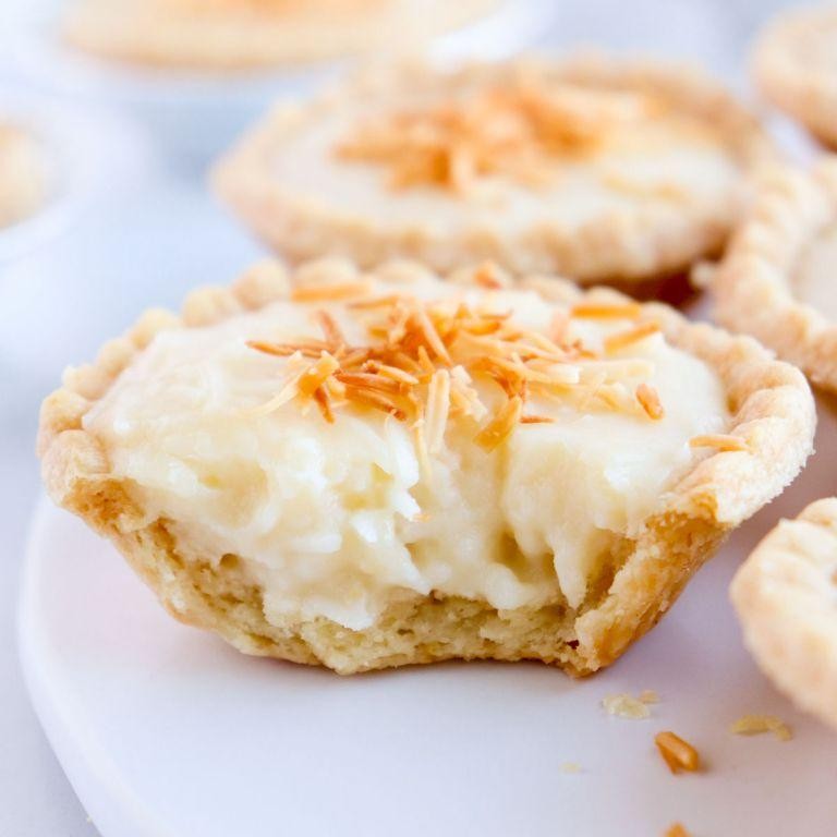 Coconut Cream Tartlets