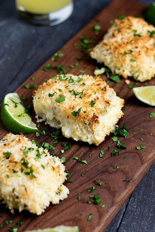 Coconut Crusted Baked Cod