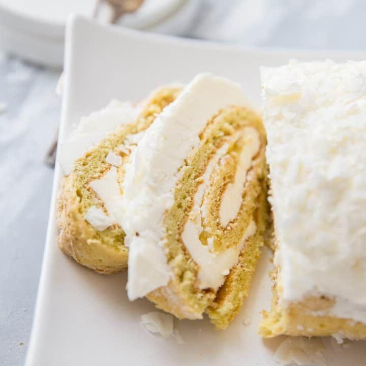 Coconut Lime Jelly Roll